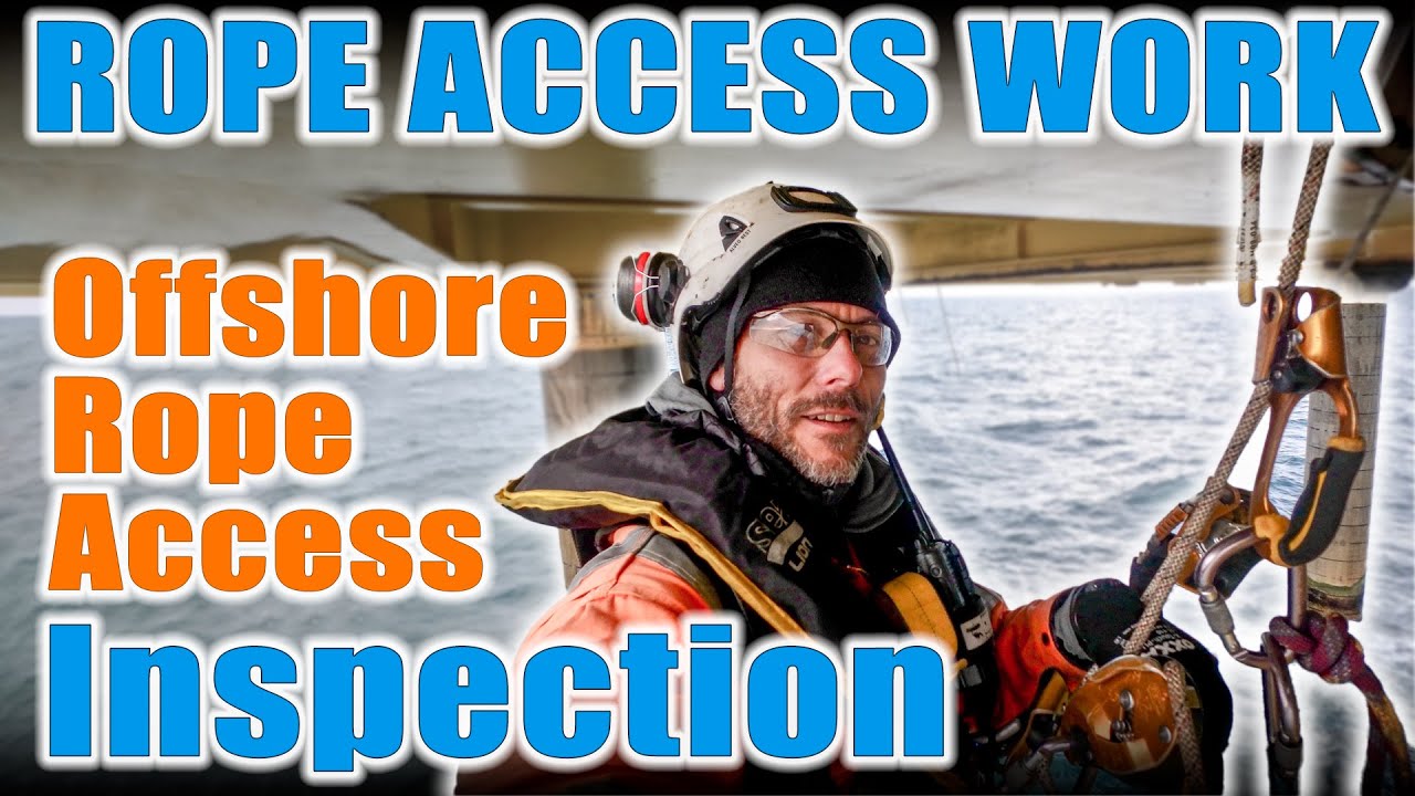 Offshore Rope Access Inspection - Rope to Rope Transfer Galore