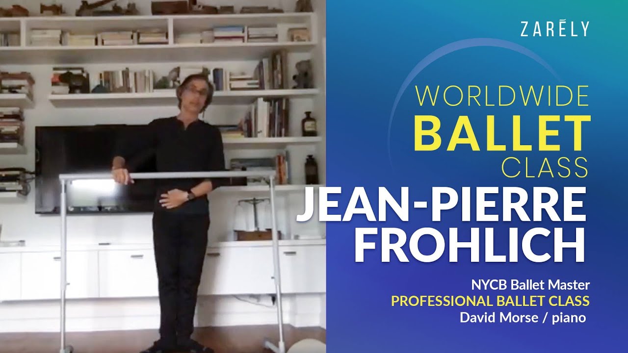Jean-Pierre Frohlich, Ballet Master at New York City Ballet. Professional/advanced ballet class