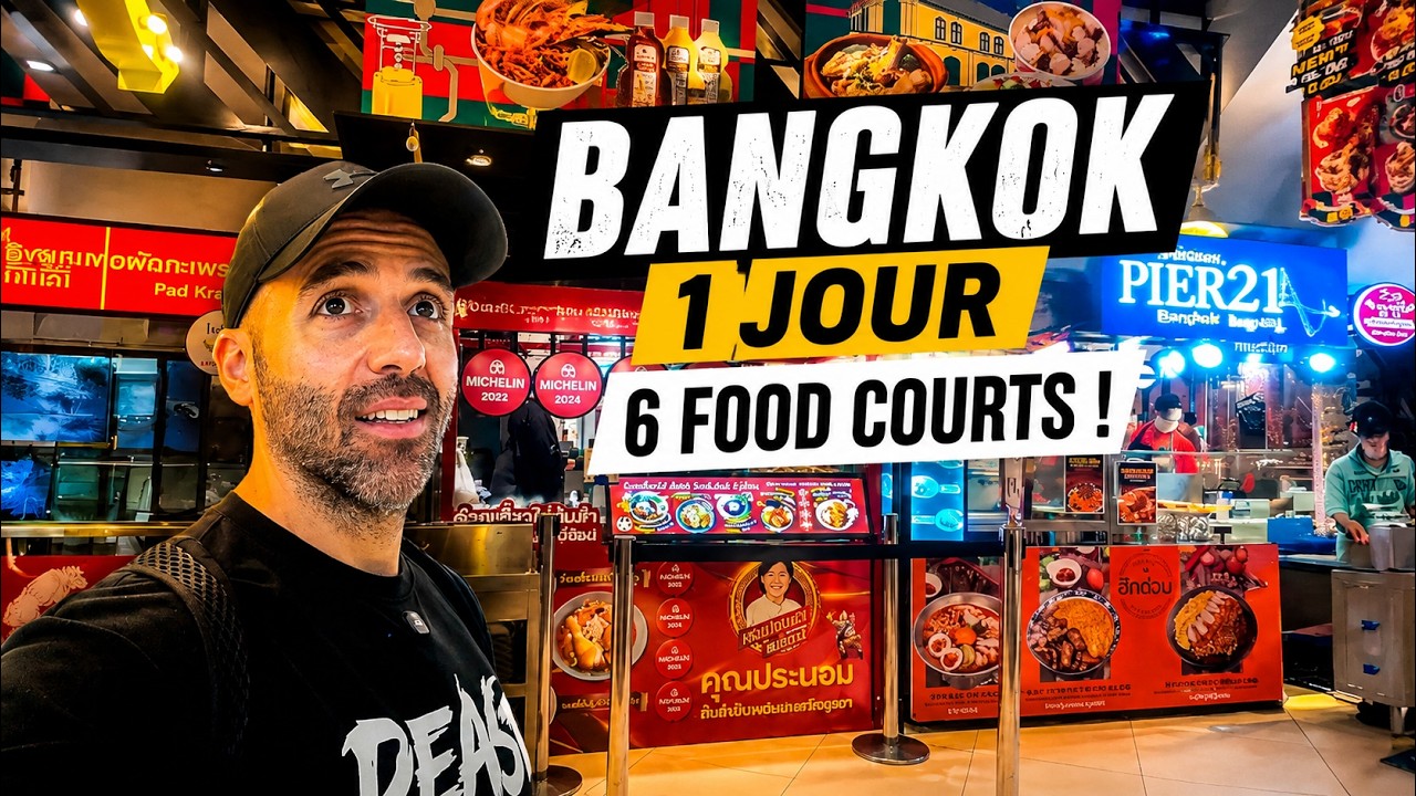 J’ai testé les meilleurs FOOD COURTS de BANGKOK
