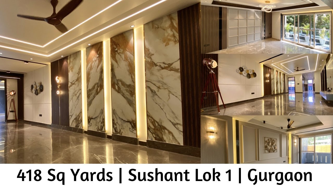 4 BHK 418 Sq Yards Gated High End  Luxurious Builder floor | Sushant Lok-1 Gurgaon