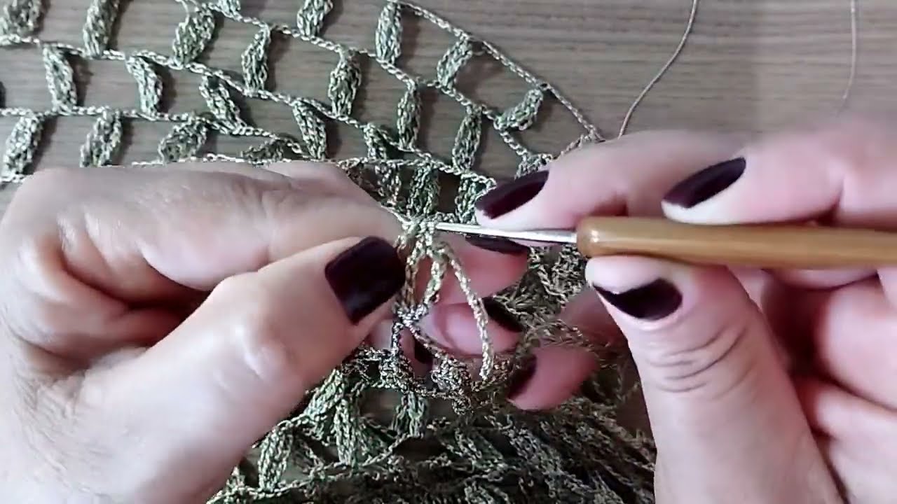 vestido crochê ponto colmeia (parte 2)
