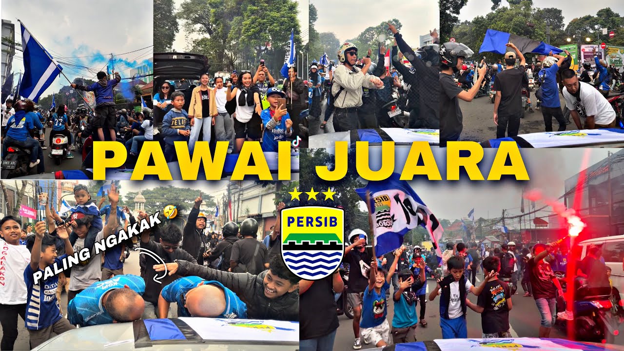 KONVOI JUARA PERSIB BANDUNG⁉️Macam-Macam Ekspresi Bobotoh Ketika Denger Basuri⁉️