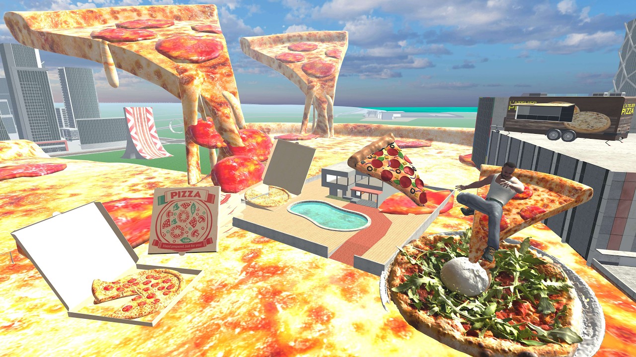 Will Franklin Survive in PIZZA'S🍕 TSUNAMI - Indian Bike Driving3D Game