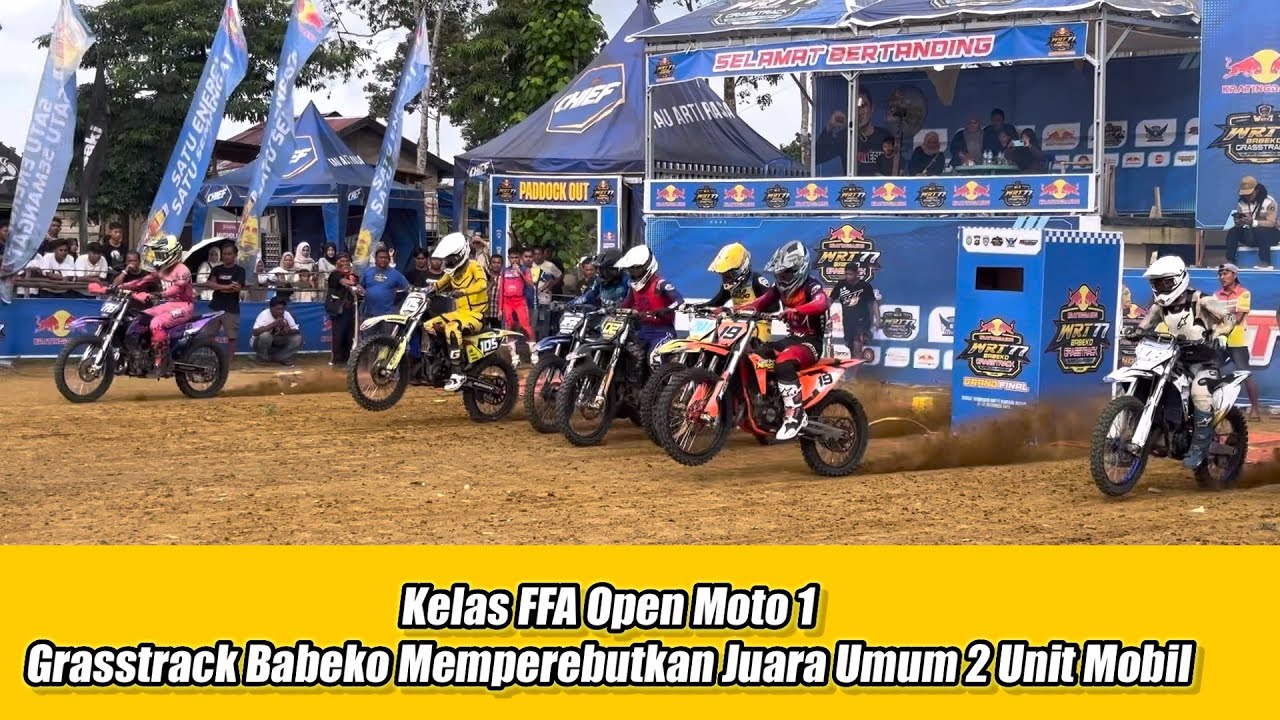 Grasstrack Memperebutkan 2 Unit Mobil Di Sirkuit WRT77 Babeko - Bungo - Jambi