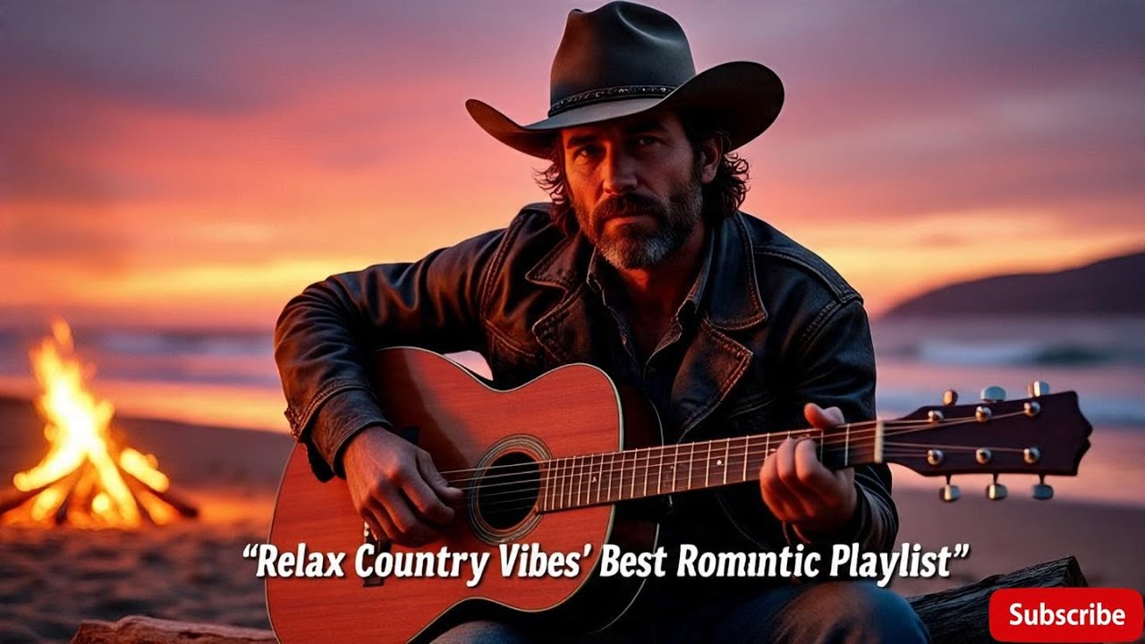 Fireplace Country Music | Cozy Rustic Cabin Ambience for Relaxing Nights