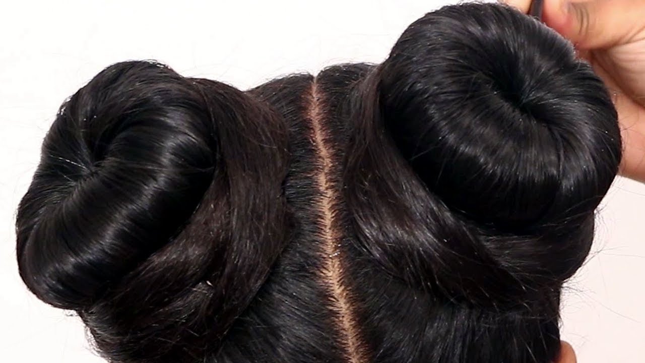 Double BUN Hairstyles For Kids || Beautiful Hairstyles For Parties and Occasions || She Fashions