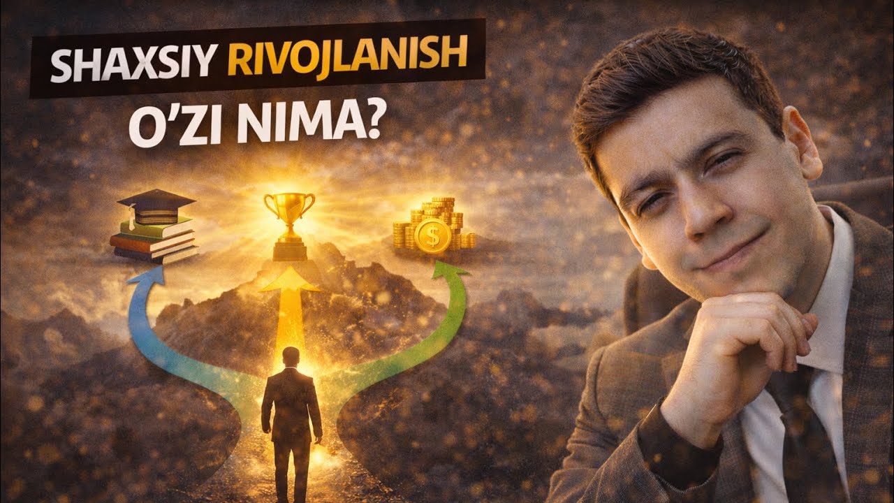 Shaxsiy rivojlanish o‘zi nima, nega kerak, rivojlanganimizni qanday bilamiz?
