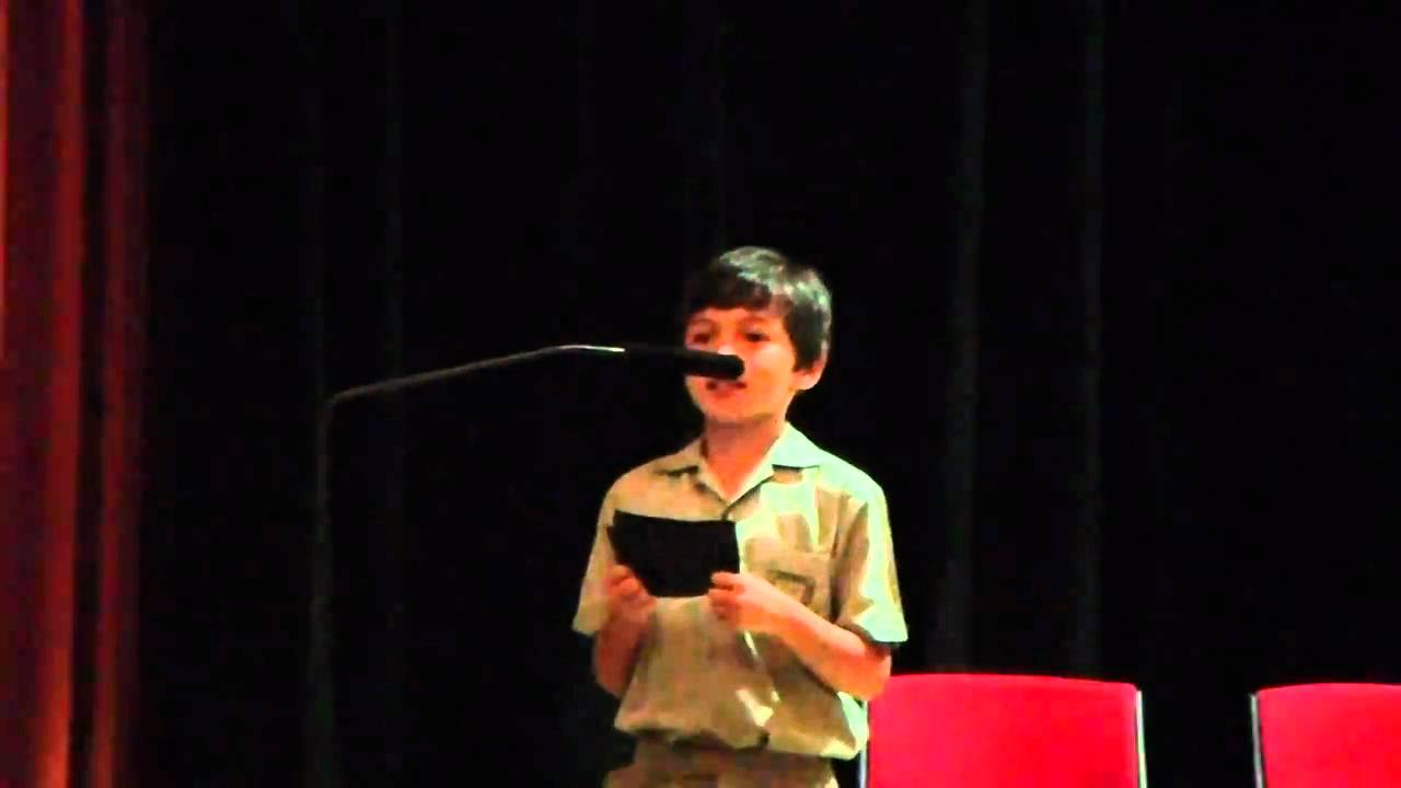 Alastair's School Captain Speech