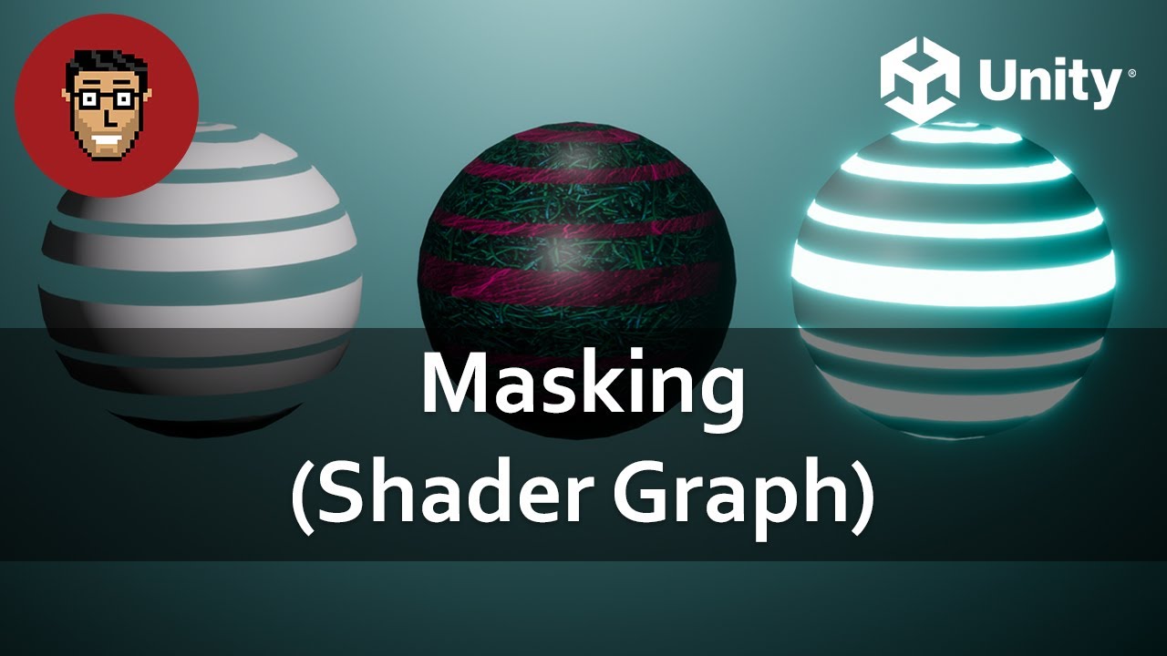 3 крутых эффекта с использованием масок (узел Lerp) | Unity Shader Graph
