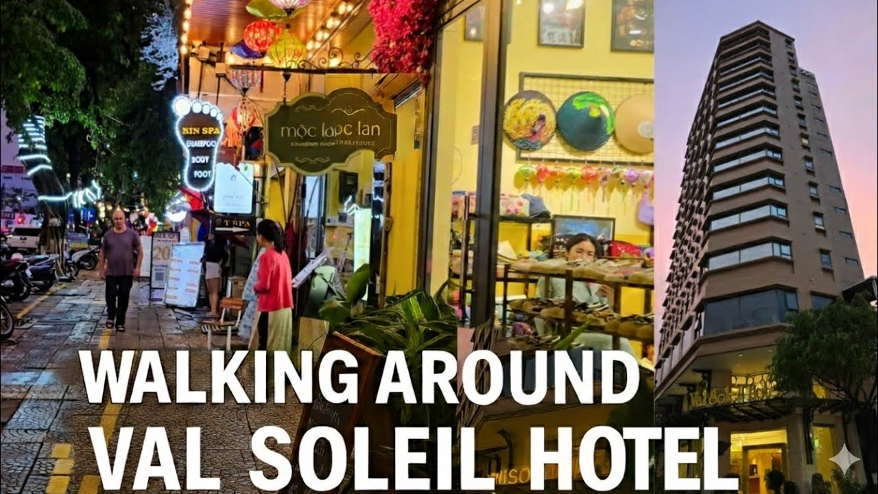 Val Soleil Hotel Da Nang Tour | Walk-Around the Nearby Area (4K)