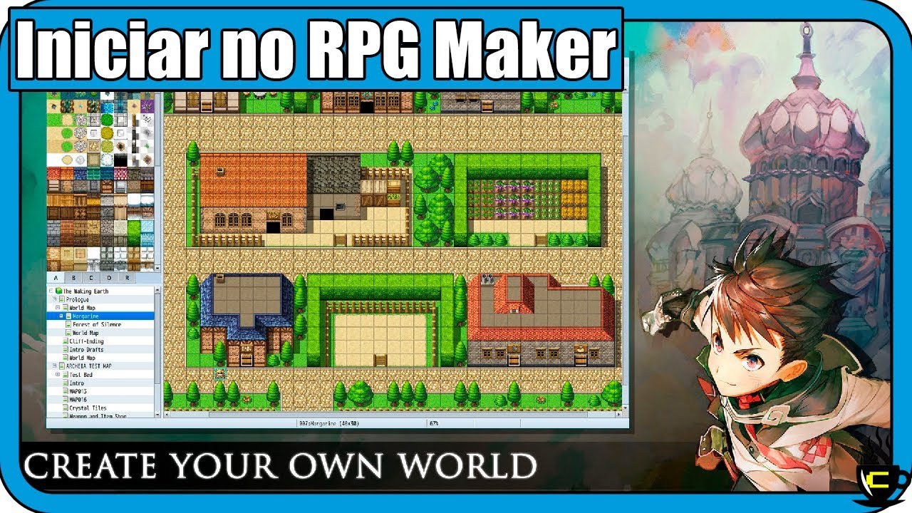 Como COME&Ccedil;AR a usar o RPG Maker
