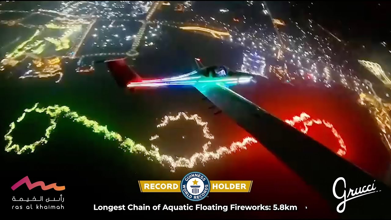 2024 Guinness World Record NYE Fireworks and Drones