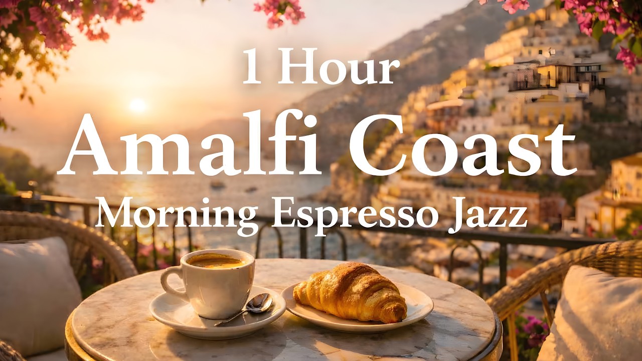 Amalfi Coast Morning Espresso Jazz ☕ Italian Café Jazz Music for Relaxing, Studying and Working