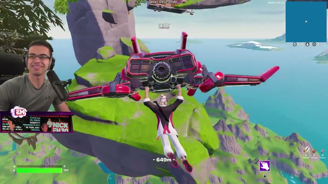 NickEh30 Plays Chapter 3 Only Up in Fortnite! *RAGE*
