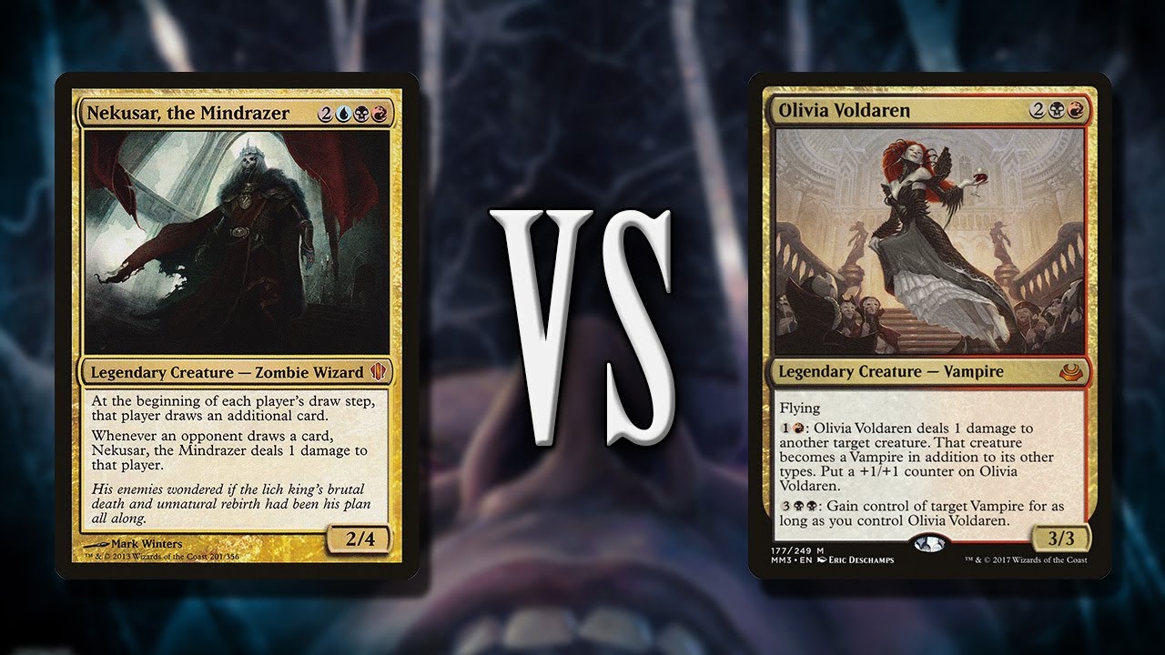 Nekusar vs Olivia Voldaren | 1v1 Commander EDH gameplay | eedi H tribalkai