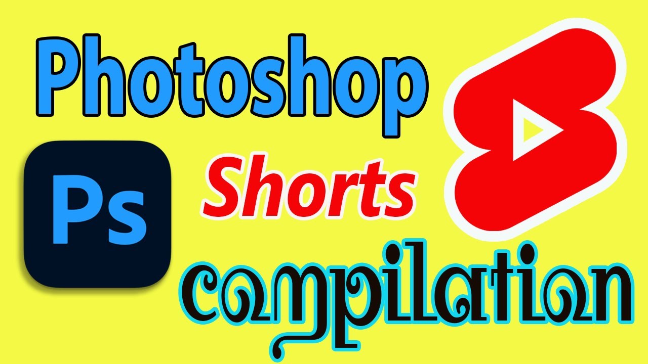 Photoshop Shorts Compilation 5 Tricks in 10 Minutes PART 1