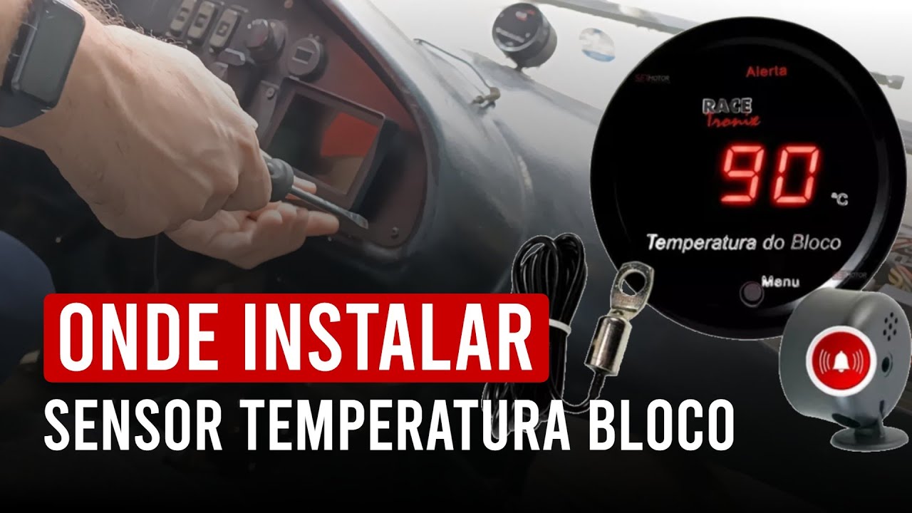 Por que instalar o sensor de temperatura do Bloco do Motor? Como instalar o Racetronix no Volare A6