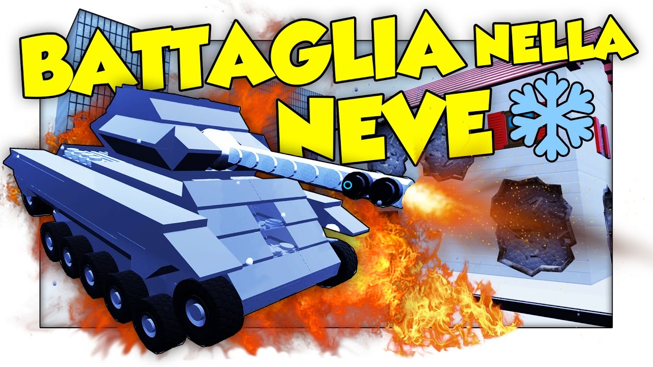IL LETALE CARRO ARMATO DELLE NEVI! - Brick Rigs ITA Migliori Creazioni [SpGioca]