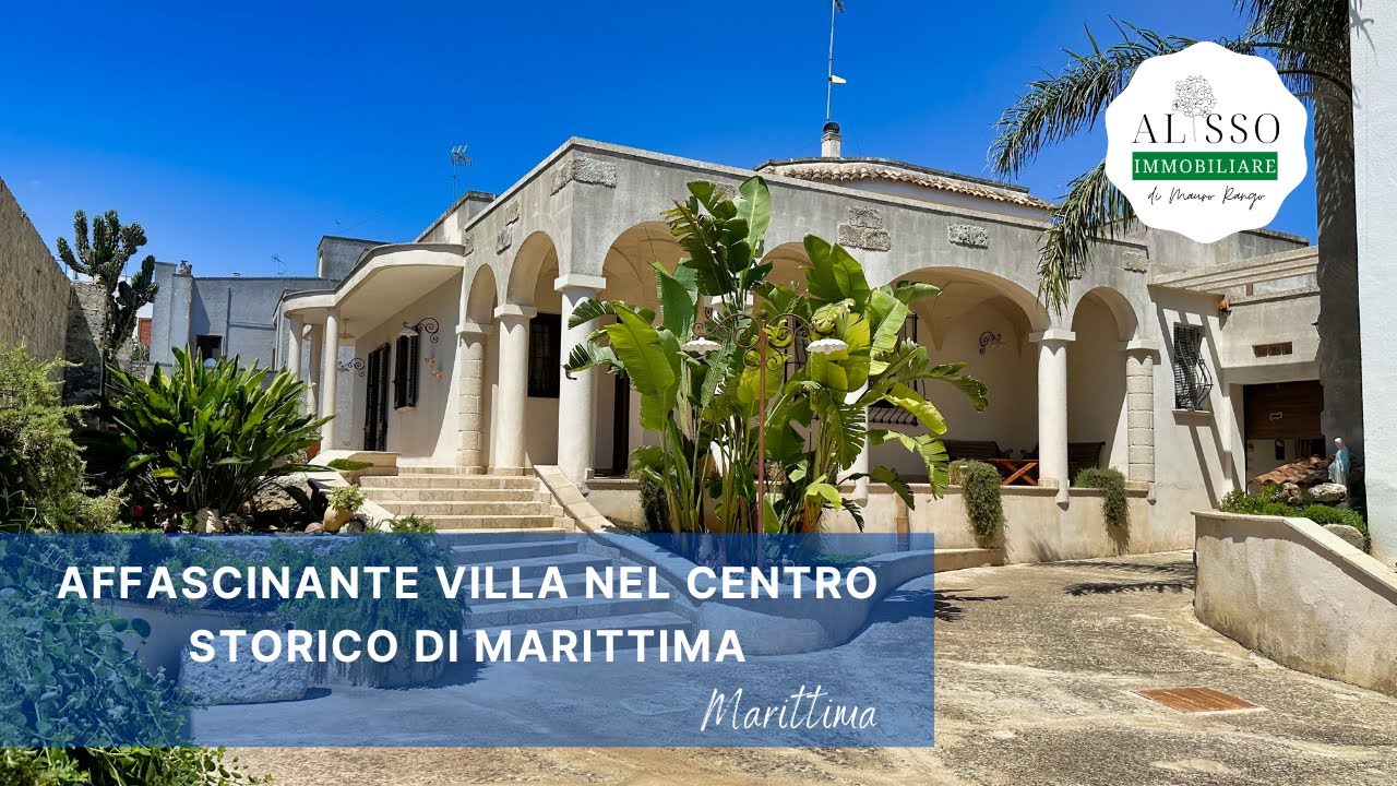 Affascinante villa nel centro storico di Marittima: ampi spazi e vicinanza al mare