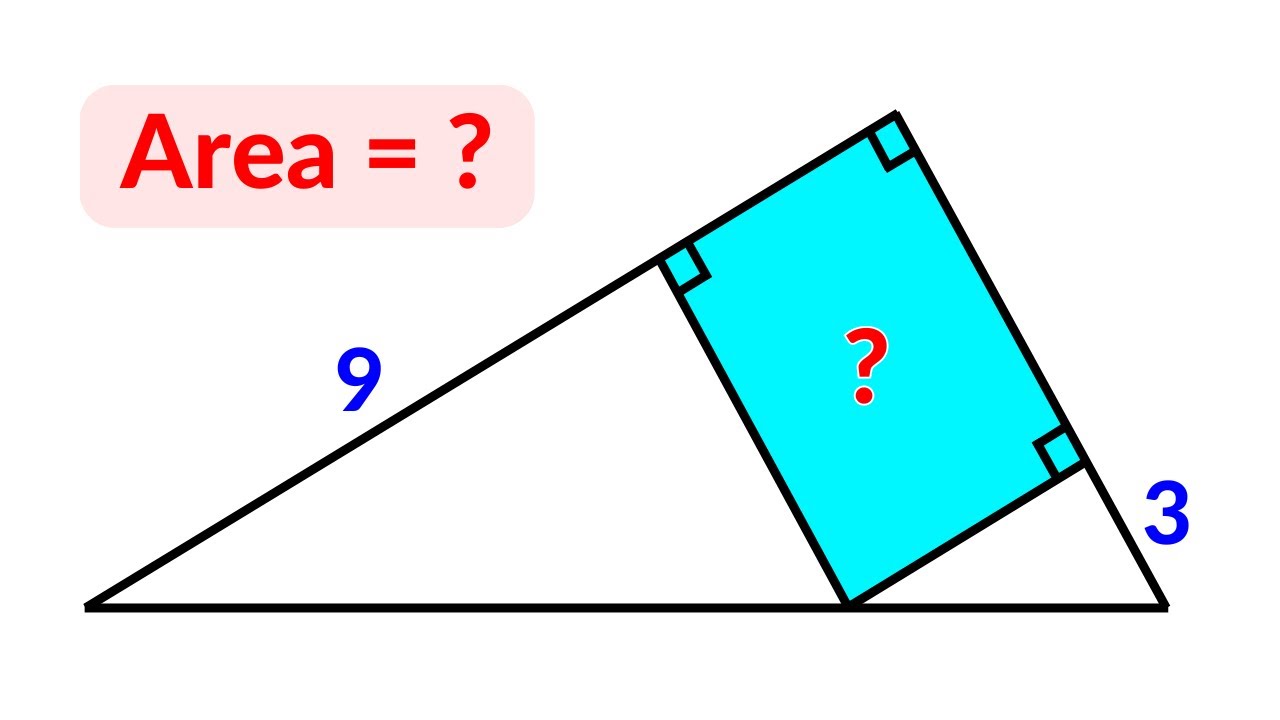 You should be able to solve this Tricky Geometry Problem from Sweden