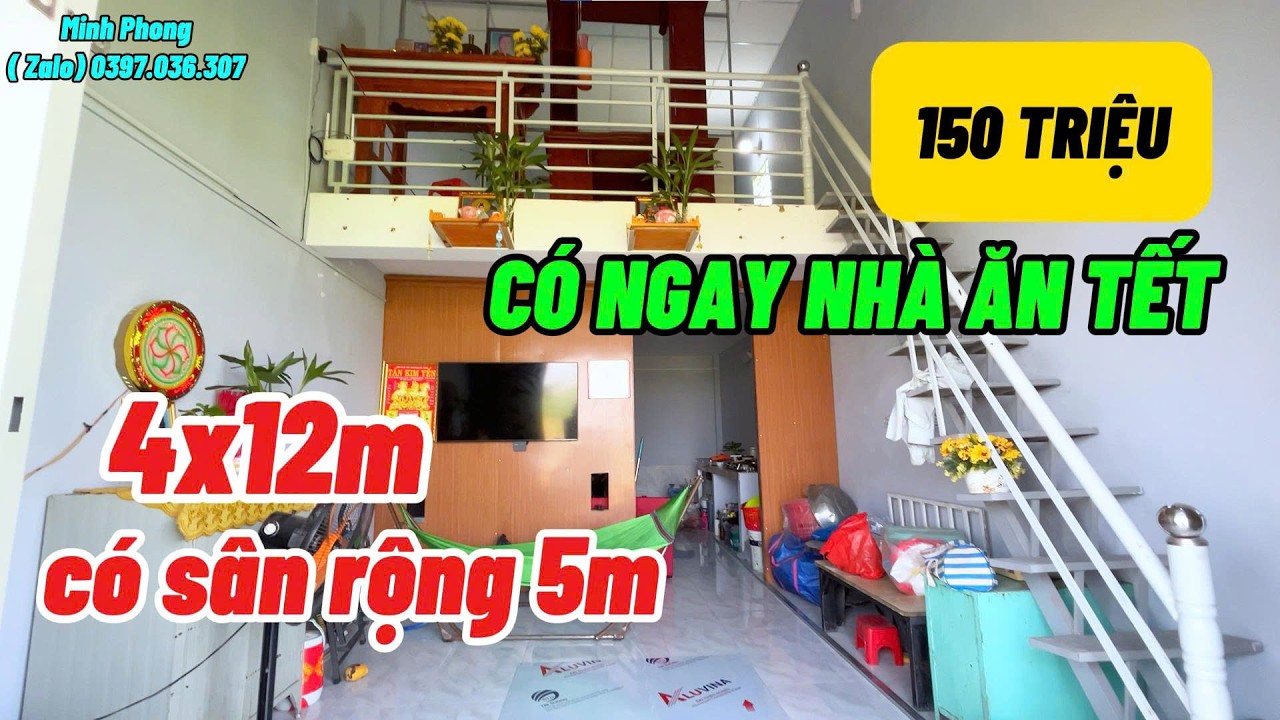 Bán nhà trả góp mỗi tháng 2 triệu, nhà rộng 4x12m đất thổ cư phun, hỗ trợ góp dài hạn cho anh chị
