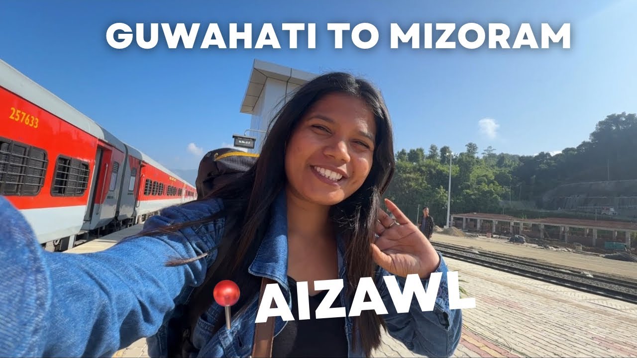Guwahati to Mizoram | Aizawl Train Journey | Sairang Express Day 1 Vlog 