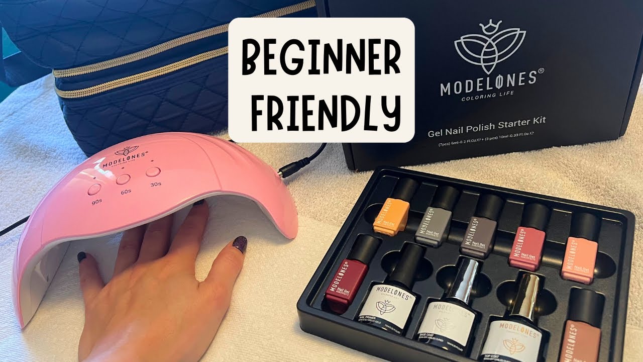 Modelones Gel Polish Starter Kit for Learning to do Gel Nails at Home - Product Review