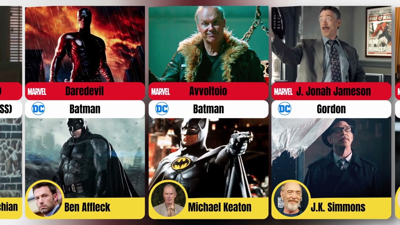 Actors Who Appeared in BOTH Marvel and DC