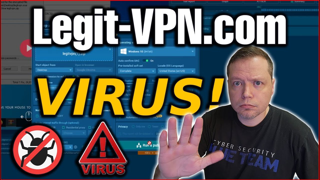 Мошенничество Legit-VPN.com раскрыто! VPN-вирус крадет ваши аккаунты!
