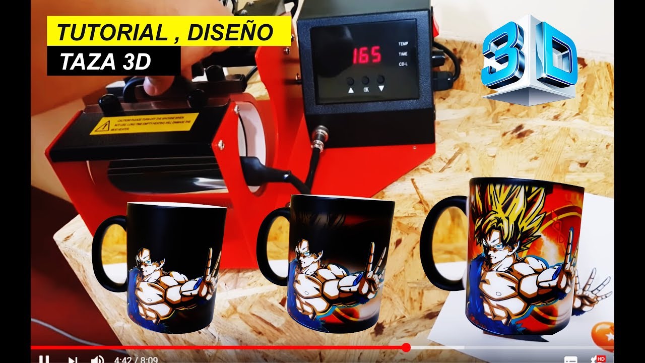 TUTORIAL DISEÑO DE TAZA 3D  MAGICA