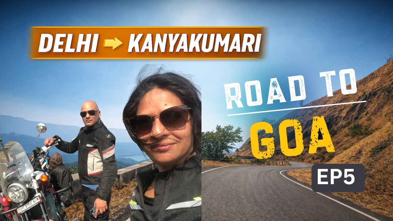 Delhi to Kanyakumari Bike Ride with My Wife |  Kolhapur to Goa | EP 5