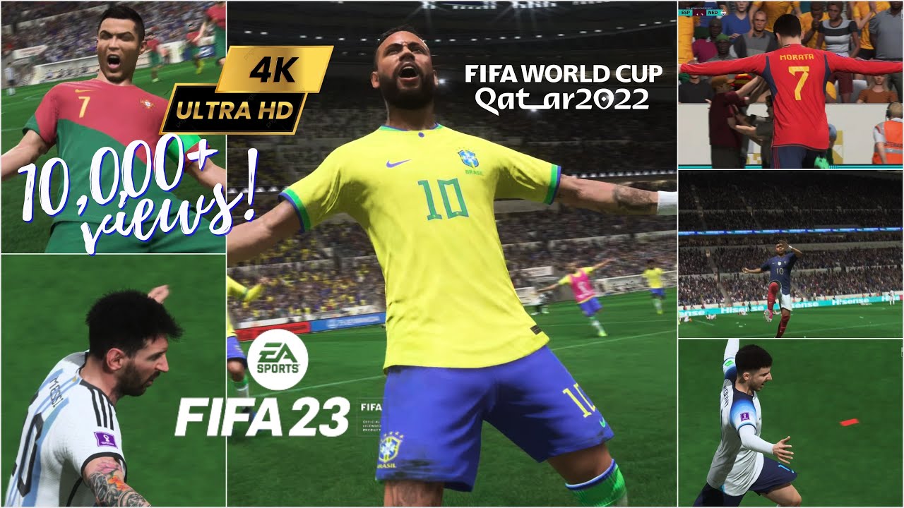 FIFA 23: Thrilling Last Minute Goal Celebrations | World Cup 2022 Edition | PS5 Gameplay in 4K UHD