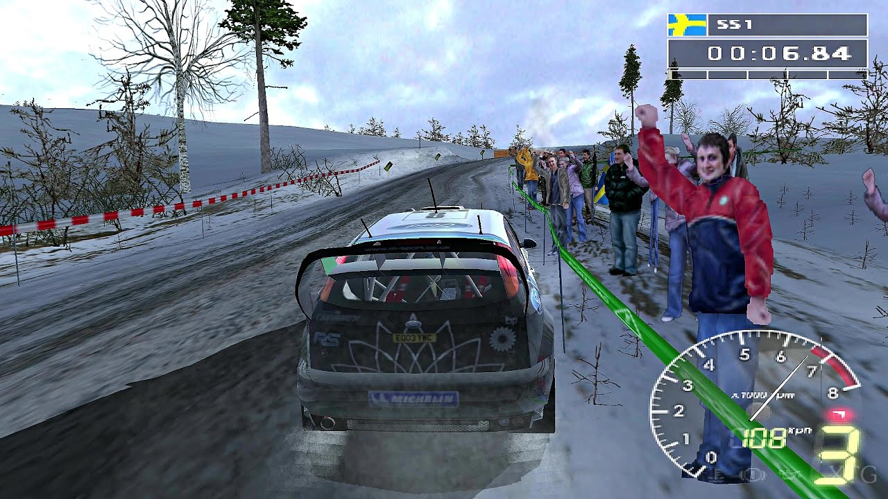 WRC 4 - Chicken 'Co-Driver' PS2 Gameplay HD (PCSX2 v1.7.0)