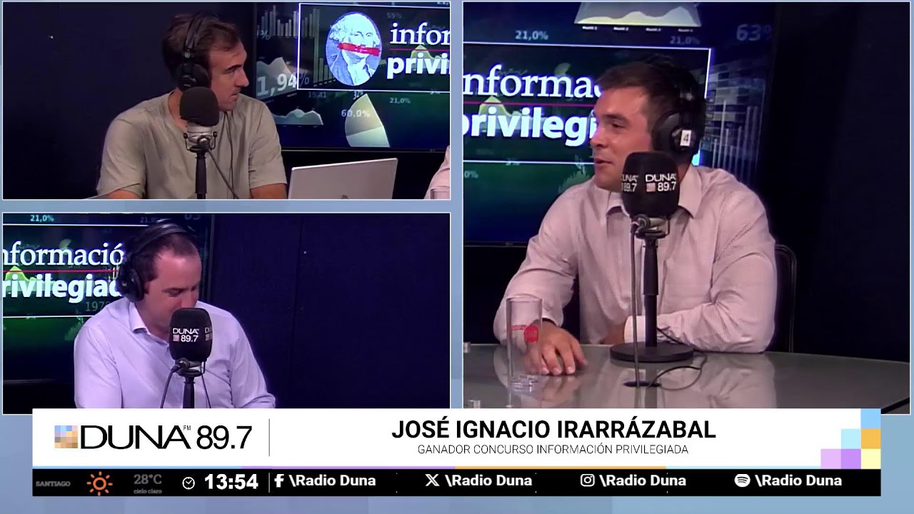 DUNA 89.7 FM |  INFORMACIÓN PRIVILEGIADA PM | MARTES 20 DE ENERO
