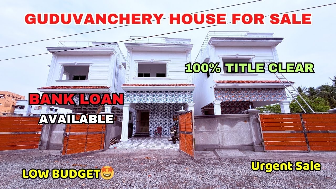 Individual House For Sale In Guduvanchery | 550 Mtrs From Velammal Vidhyashram School #guduvanchery