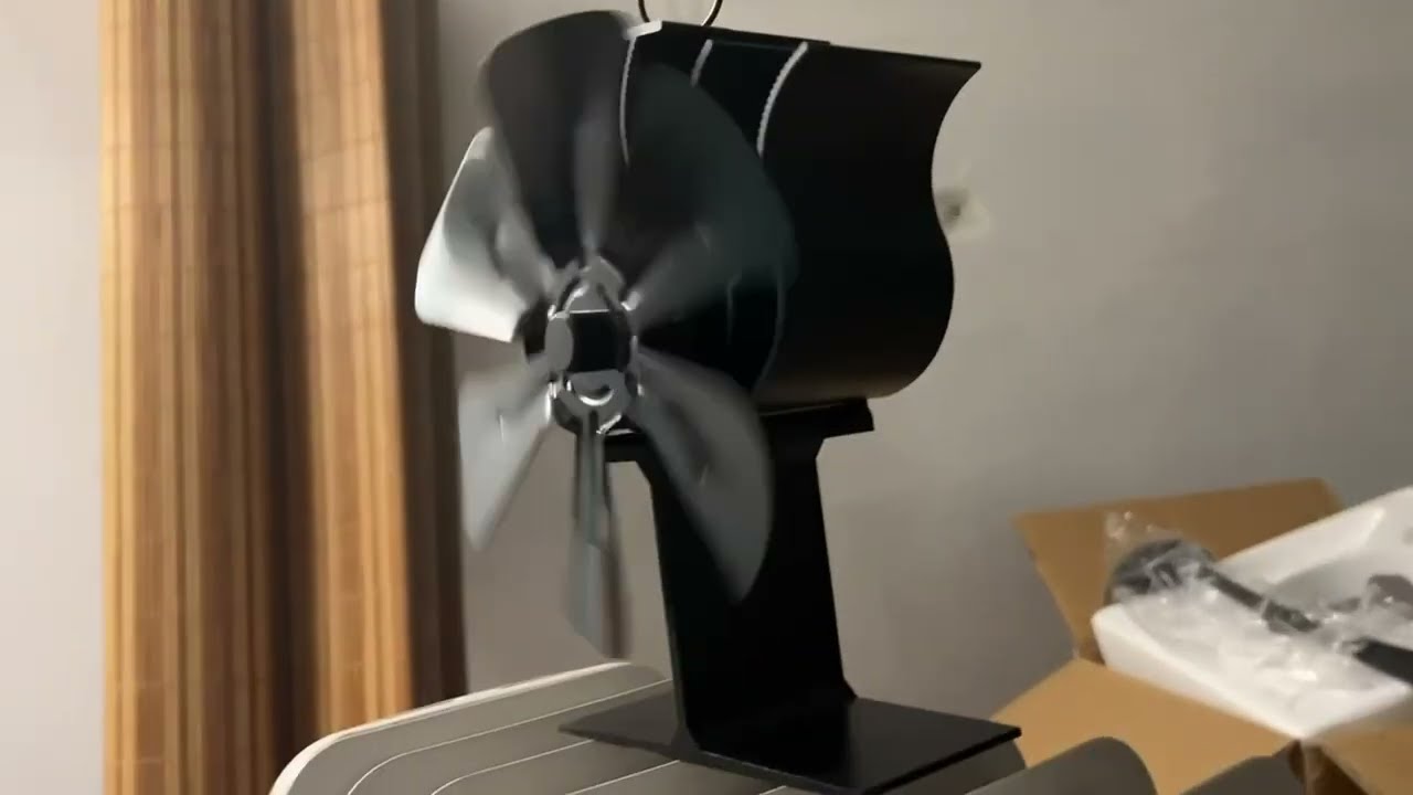 YUICHH Wood Stove Fan, 6 Blade Wood Stove Fan Heat Powered Fireplace Fan Review, Can&rsquo;t wait for wood