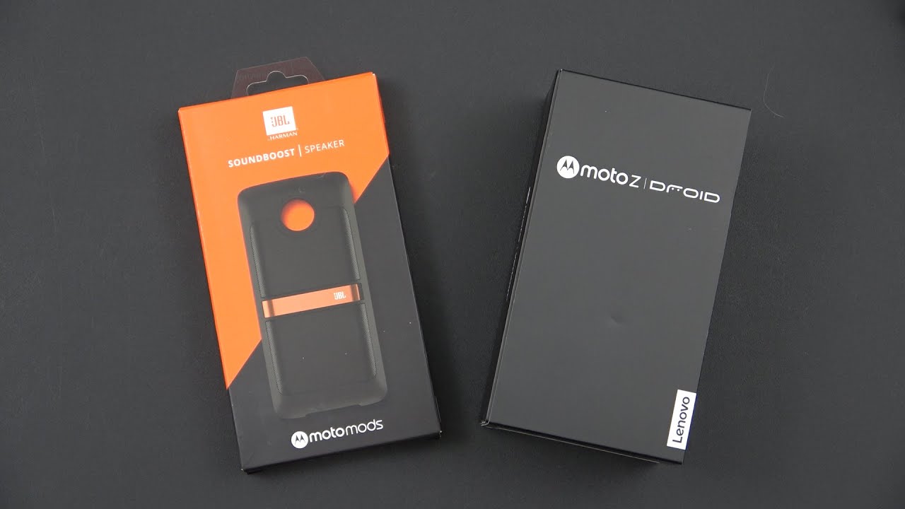 #Verizon Motorola Droid Z and JBL Soundboost moto Mod Unboxing and initial impressions