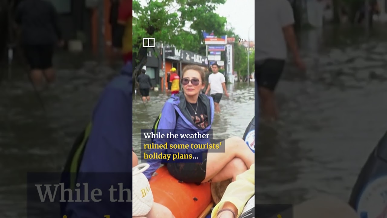 Heavy rain triggers serious flooding in Bali