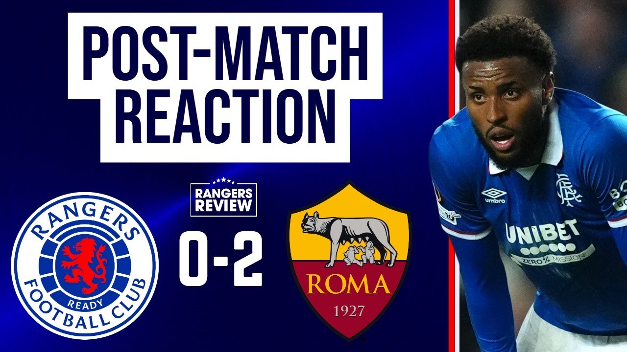 Rangers fans take aim at Thelwell as Roma cruise to Ibrox win