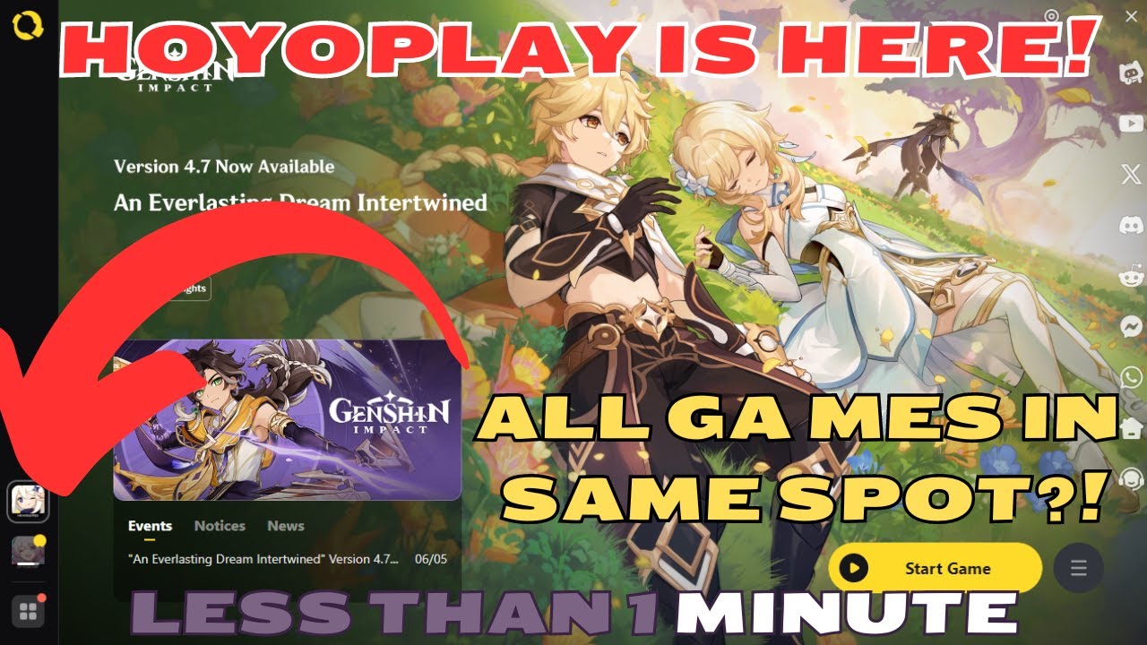 HOYOPLAY LAUNCHER IS HERE?! Play genshin + Honkai star rail from 1 launcher!