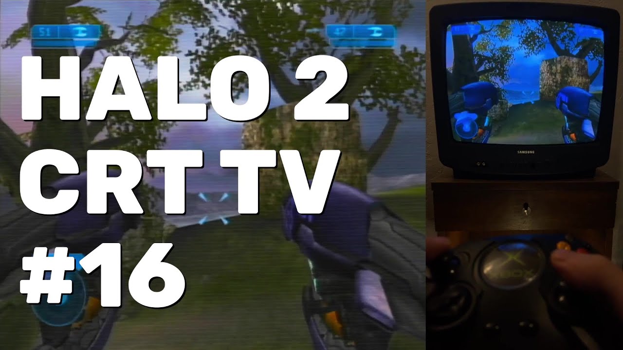 Halo 2 Walkthrough Part 16 (OG Xbox CRT TV)