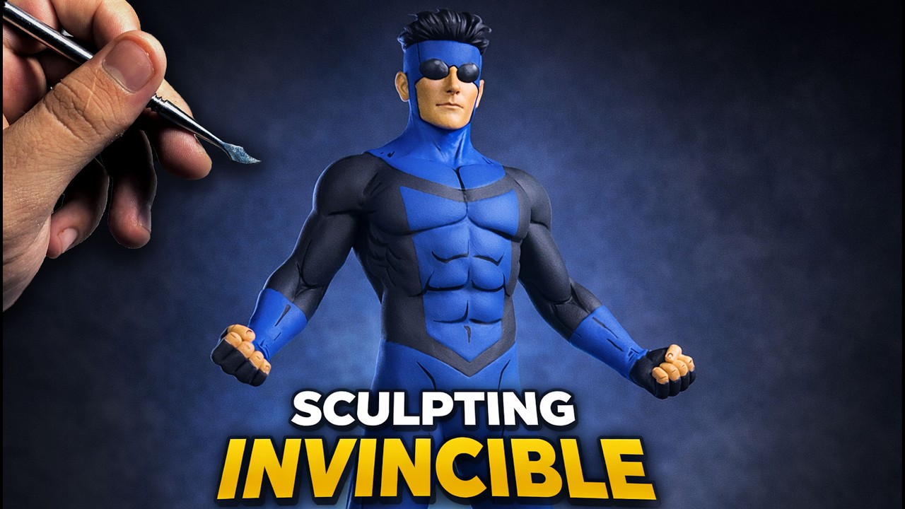 Sculpting INVINCIBLE (Mark Grayson) Timelapse