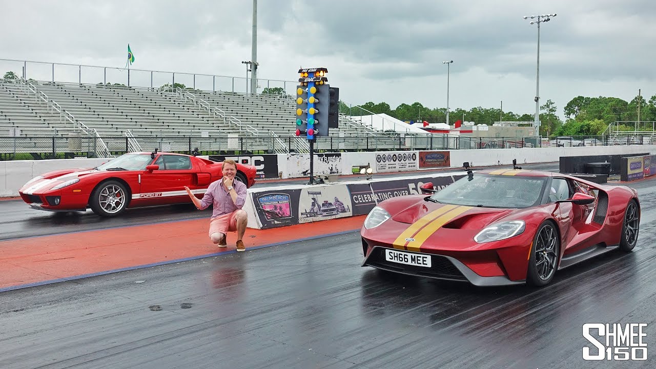 DRAG RACE: New Ford GT vs 2005 Heffner GT700