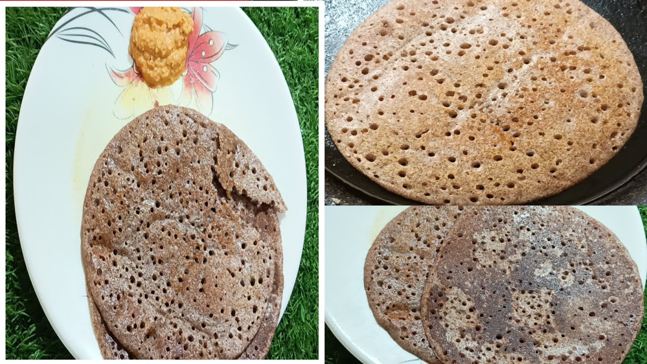 🌾ಮೃದುವಾದ ಹತ್ತಿಯಂತ ರಾಗಿ ದೋಸೆ ಮಾಡುವ ವಿಧಾನ /Finger Millet Dosa Recipe 