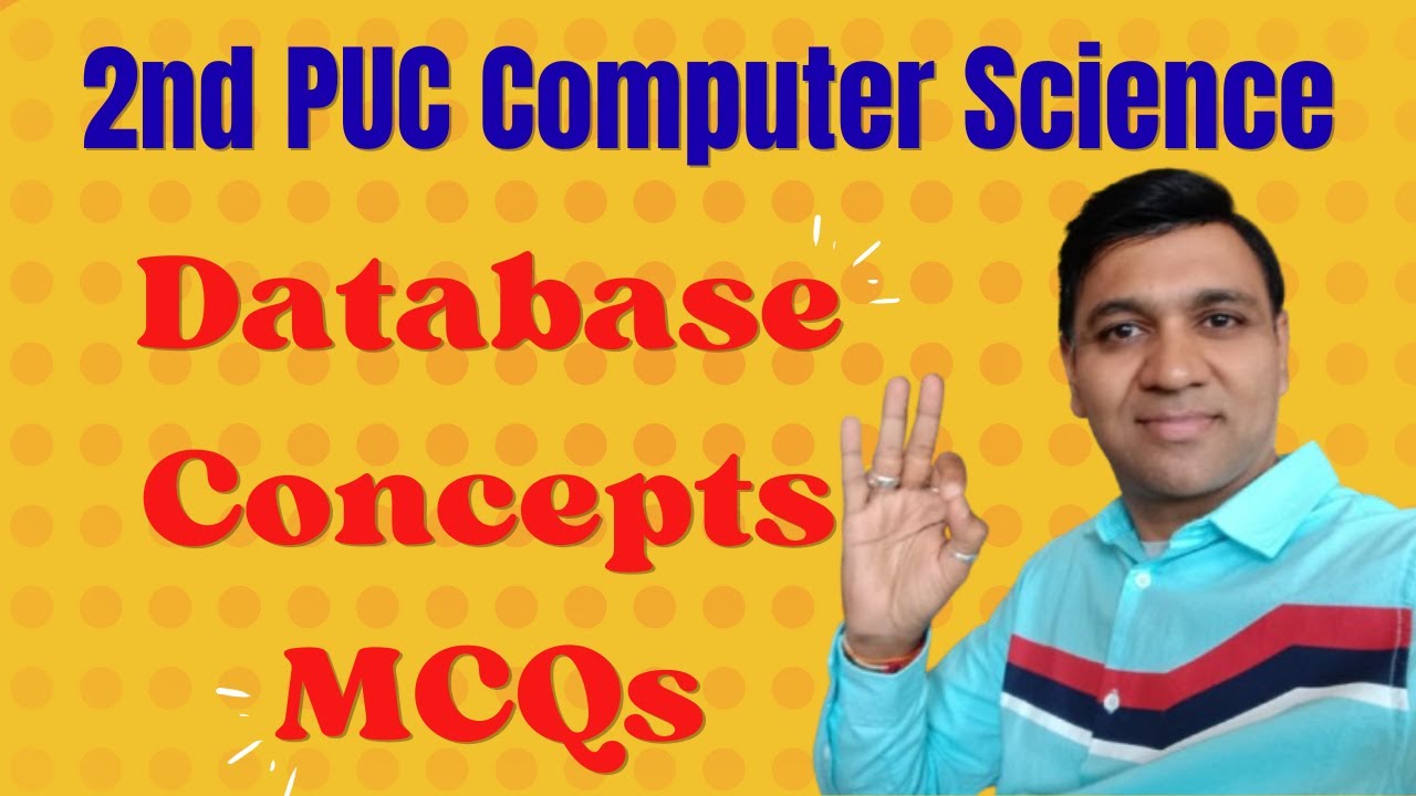 Database Concepts MCQ | Database Management System MCQ | Database System MCQS