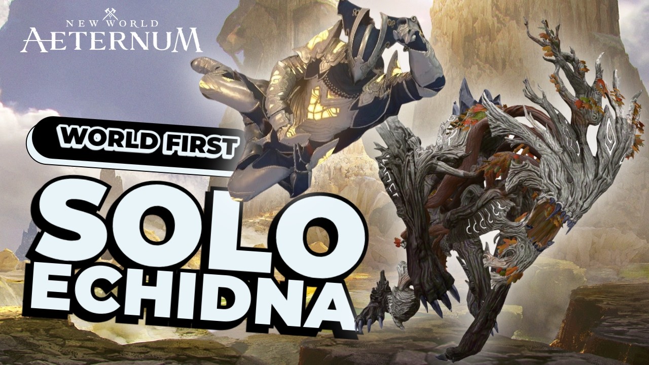 Pierwsze na świecie solo Echidna + build | New World Aeternum