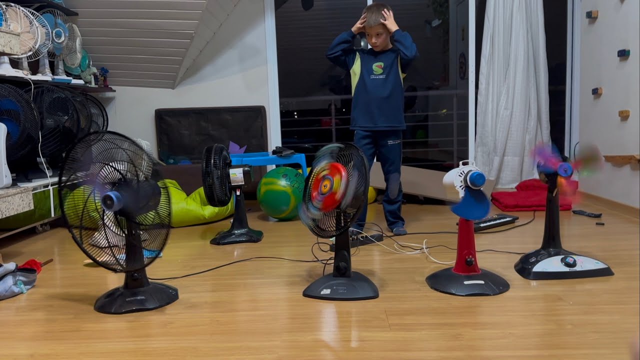 Ventiladores Malucos com Hélices Quebradas