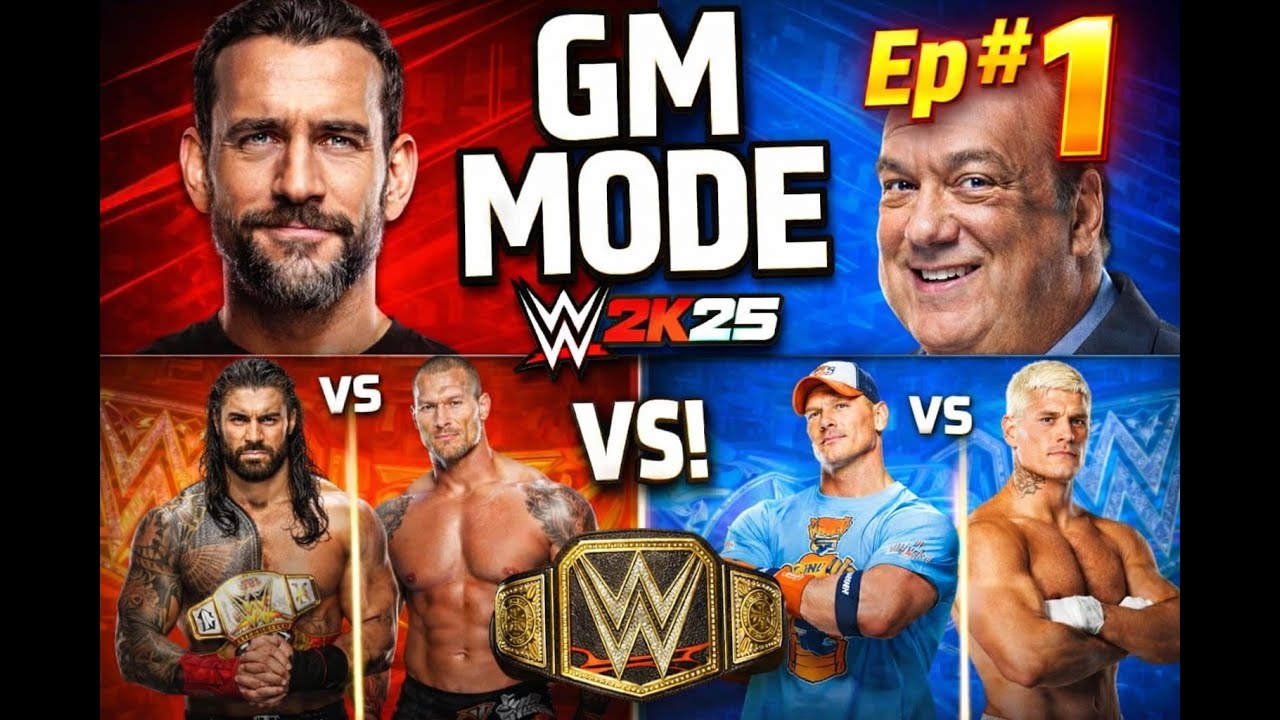 BIGGEST GM Mode Draft Night Ever! Cena vs Orton TITLE MATCH | | WWE 2K25