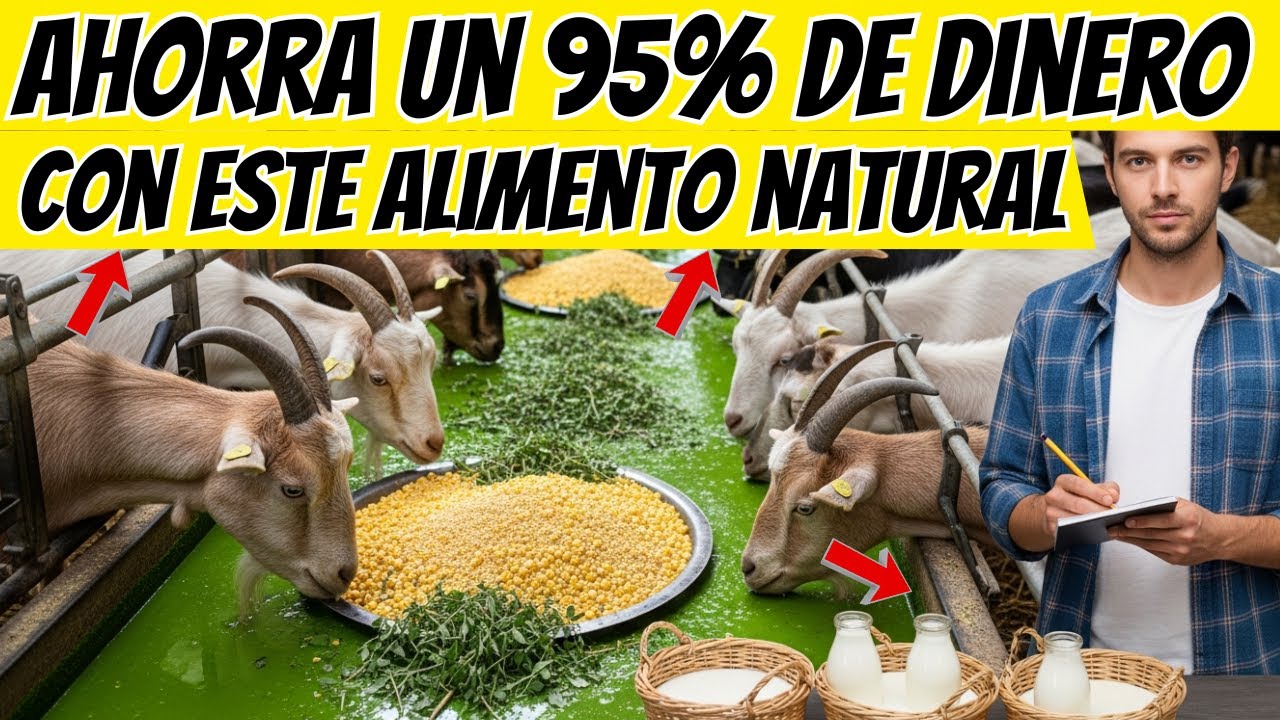 PREPARADO Natural Para cabras Que CORTA 95% por ciento del Gasto en Concentrado y dan mas leche
