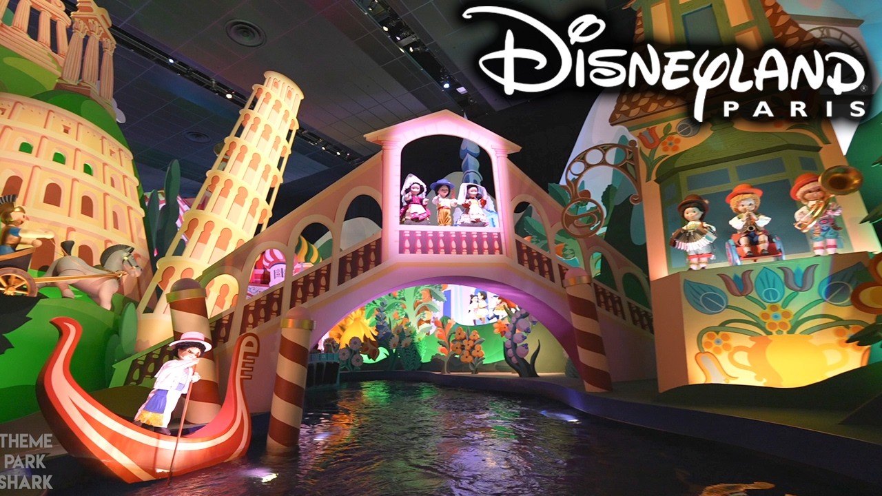 It's a Small World - Disneyland Paris 4K Water Ride